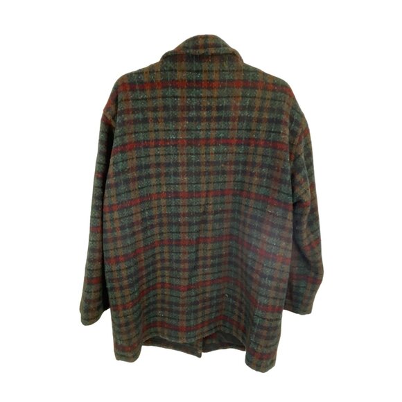 Woolrich Men's Rugged Outdoorwear Plaid Wool Jacket M - Picture 5 of 7